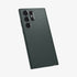 ACS05614 - Galaxy S23 Ultra Case Liquid Air in matte black showing the back
